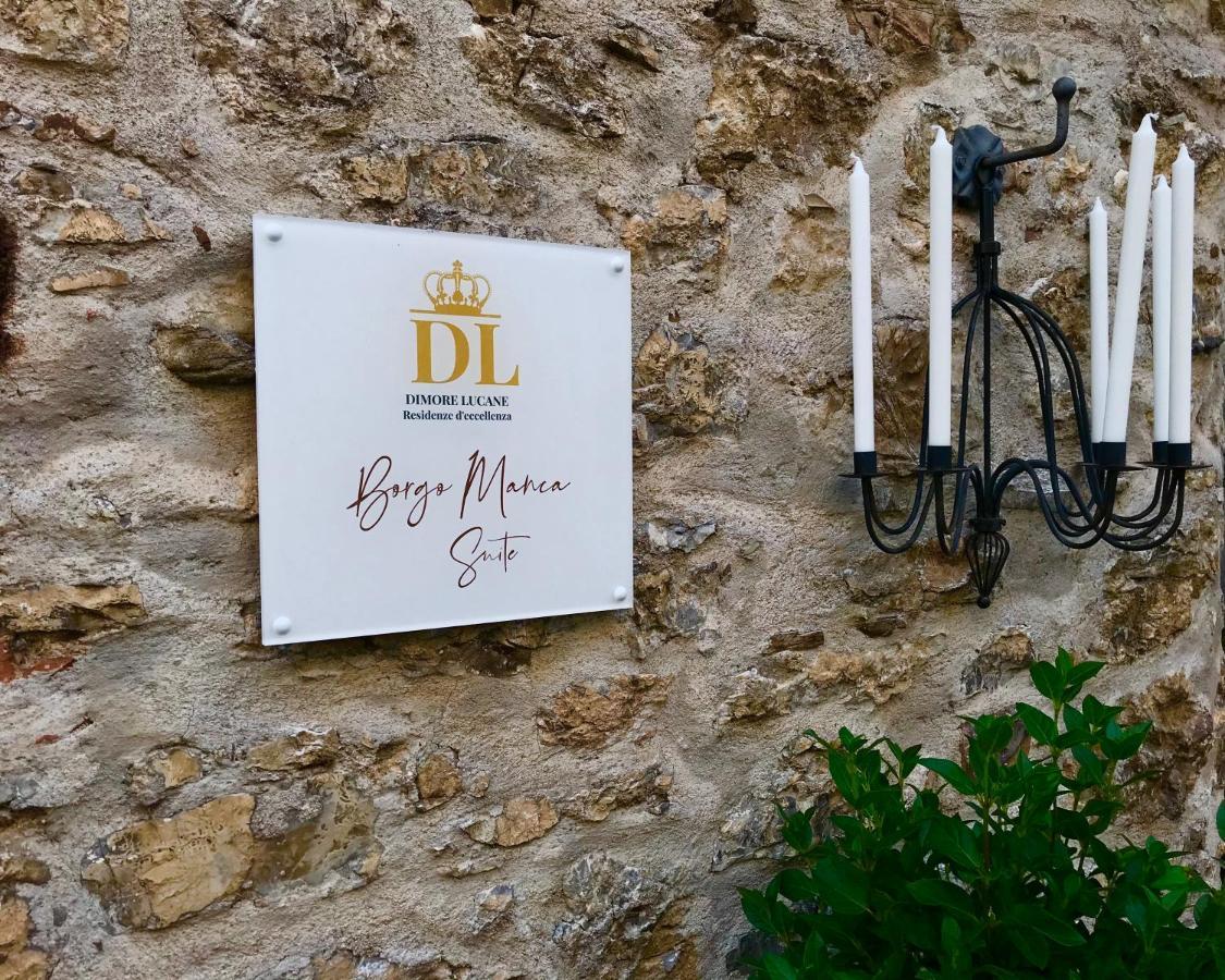 Borgo Manca Suite Sasso di Castalda Exterior foto
